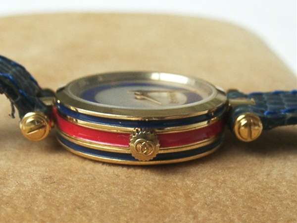 グッチ GUCCI レディース トリコロールライン ラウンドフェイス