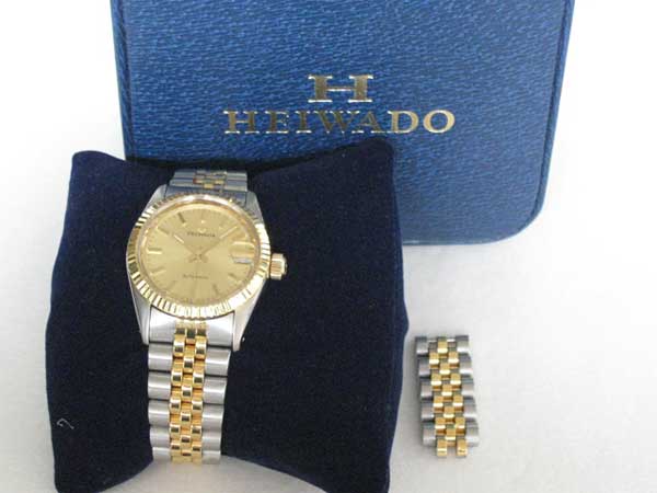 テクノス コンビ レディース 美品 オートマチック スイス製 自動巻き