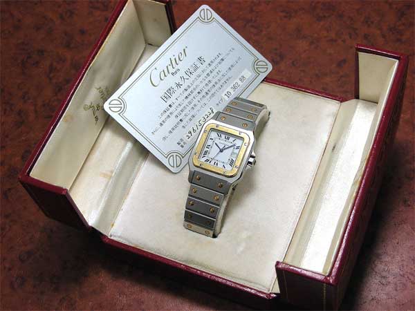 カルティエ サントス ガルベLM オートマチック 保証書付属 | アン