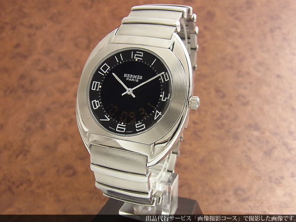エルメス エスパスES1.710(メンズ) ワンオーナー 美品 クオーツ