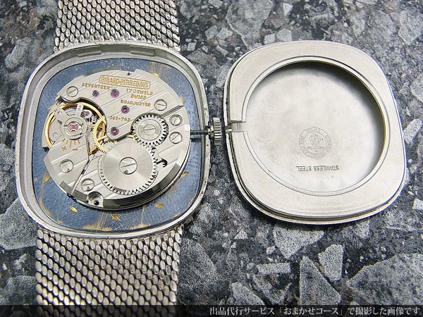 ジラール・ペルゴ GIRARD-PERREGAUX ブルーダイヤル メンズ 手巻き