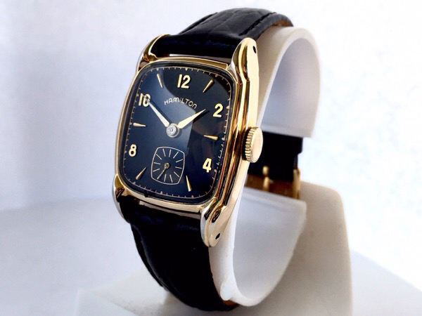 ハミルトン 1951年製 スクエアタイプ 手巻き式 アンティークウォッチ