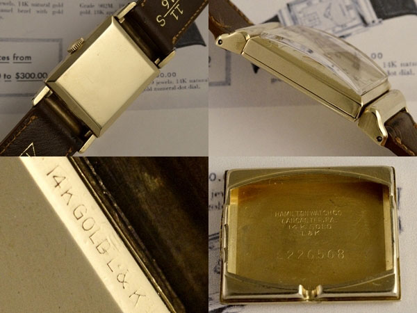 ハミルトン HAMILTON 14金無垢 Cal.982M (Gold Medallion movement