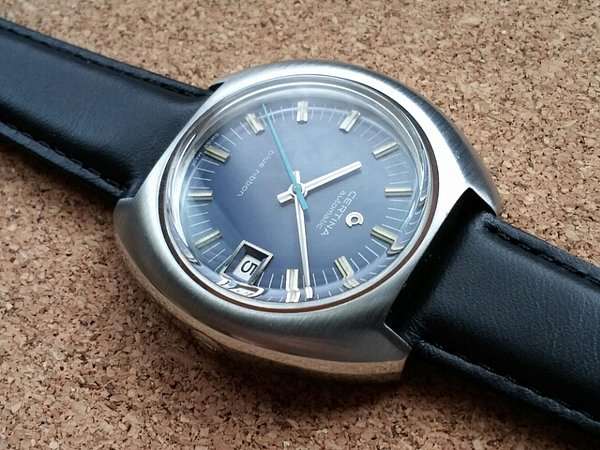 サーチナ CERTINA ブルーリボン3針 自動巻き 美品 | アンティー