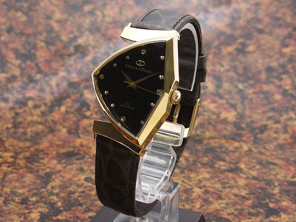 オリエントスター 三角時計 復刻限定版 デッドストック級(取説・BOX