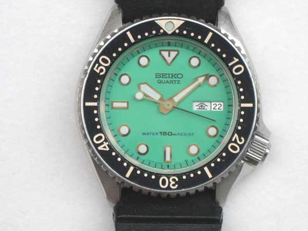 セイコー グリーンダイバー 6458-600A ダブルカレンダー クオーツ