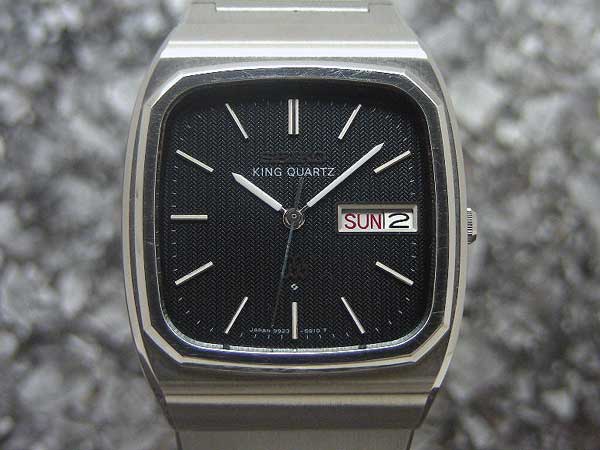 セイコー SEIKO キングツインクオーツ 9923-501A 紺色文字盤 | アン