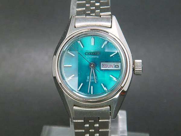 シチズン 未使用 コスモスターV2 自動巻き レディース 21石 メタリック