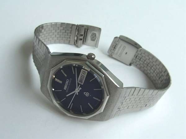 セイコー グランドクオーツ 珍しい10角モデル Ref:4843-7000 SEIKO