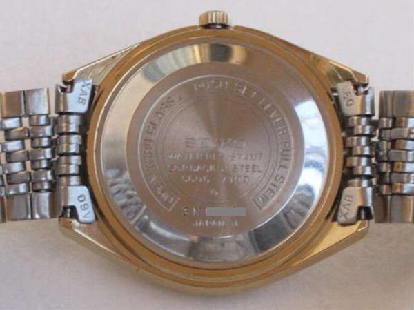 セイコー ロードマチック 5606-7190 25石 ダブルカレンダー ゴールド