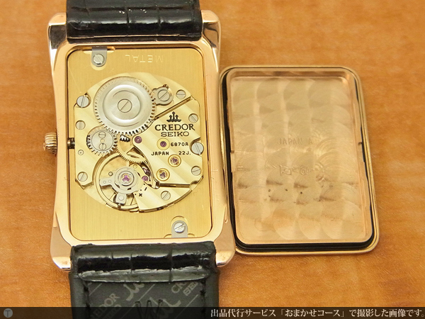 セイコー クレドール Cal.6870搭載 18KT ピンクゴールド金無垢