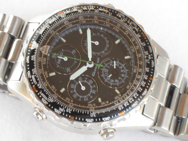 セイコー スカイプロフェッショナル 7T34-6A20 アラーム付 クロノ