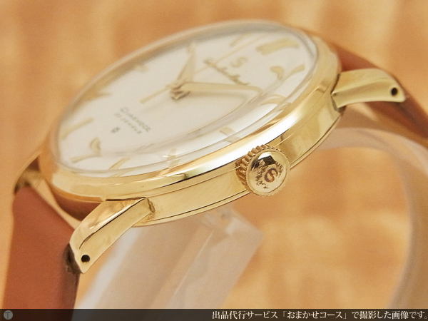 セイコー SEIKO 希少 ロードマーベル 23石 最初期型Sマーク 彫り文字盤