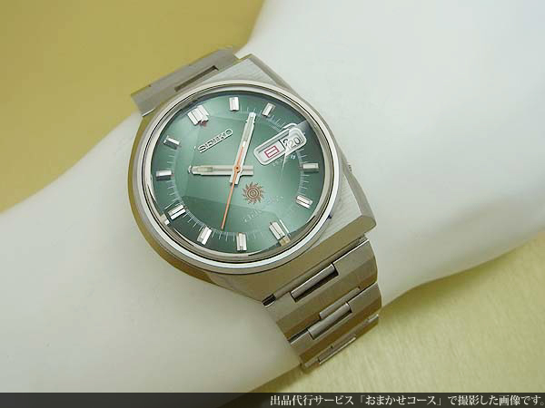 セイコー SEIKO アドバン ADVAN 5面カットガラス 左右非対称SSケース