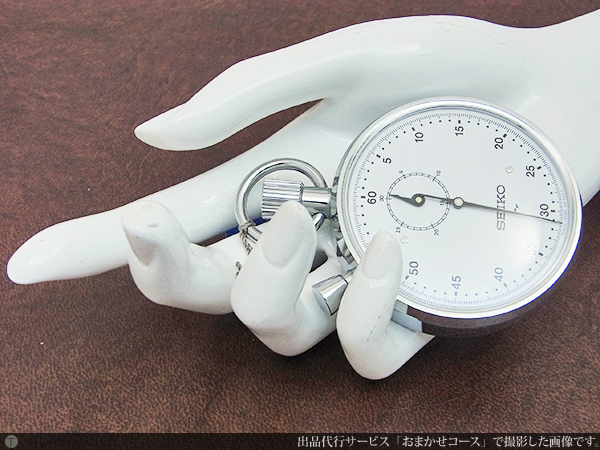 セイコー SEIKO アナログストップウォッチ 88ST L型 30分計 裏蓋に保護