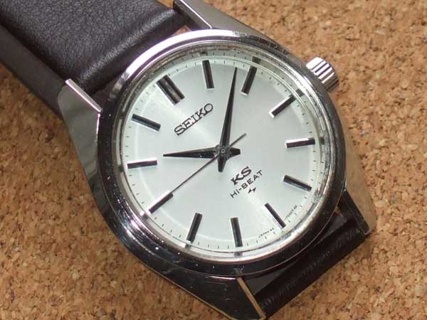 セイコー キングセイコー 45KS HI-BEAT KS尾錠・SEIKOカーフベルト未