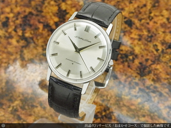 セイコー SEIKO ライナー SD文字盤 2トーン仕上げの美しいシルバー