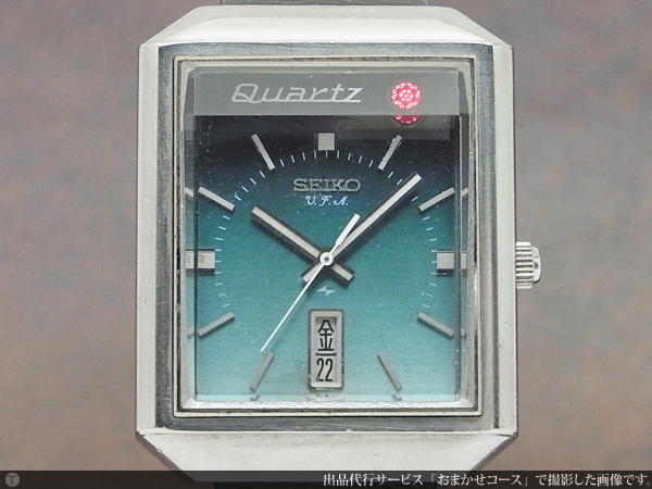 セイコー SEIKO 39クオーツ V.F.A. セコンドフラッシュ カットガラス