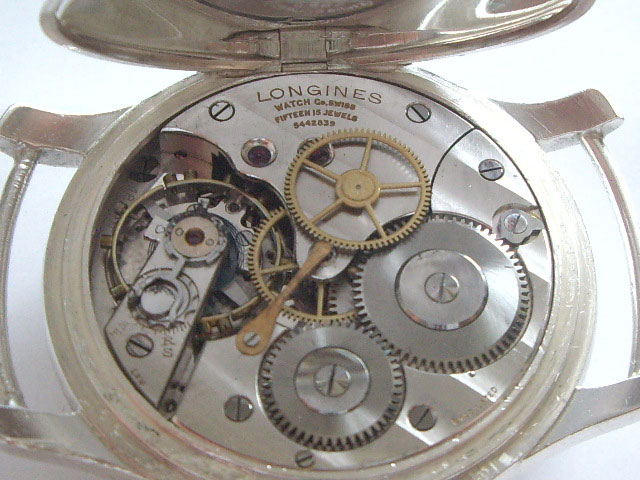 ロンジン ウィットナー スターリングシルバーケース 手巻 | アンティー