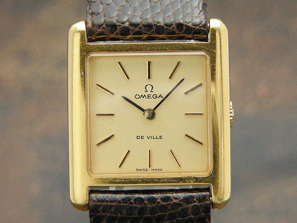 オメガ デビル スクエア GF 可愛らしいレディースモデル バー