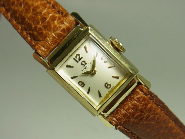 オメガ 14KYG無垢 スクエア レディース Cal.481 美品 | アンティー