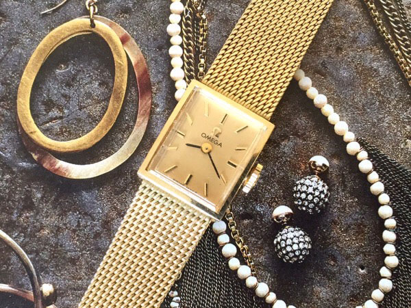 オメガ レディース 10Kゴールドフィル 手巻き式 ビンテージウォッチ