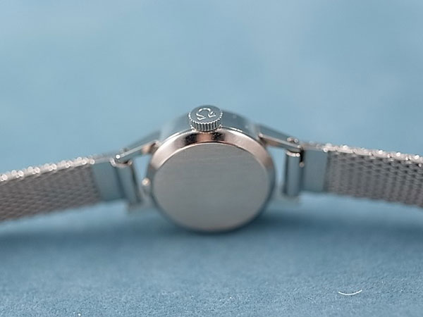オメガ プラチナ950ケース ダイヤカットガラス レディース 手巻き