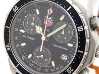 タグ・ホイヤー 1/10クロノグラフ クオーツ CE1112 ブラックダイヤル