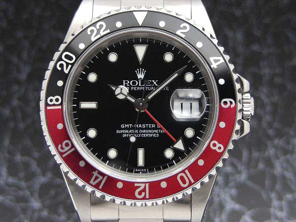 ロレックス GMTマスター2 Ref.16710 U品番 赤黒ベゼル ギャランティー
