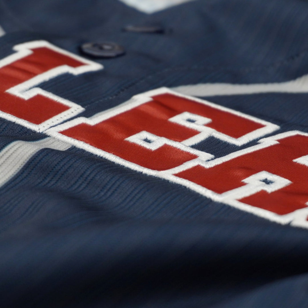 鈴木優磨ラグランベースボールシャツ（レッド×ネイビー） 鈴木優磨