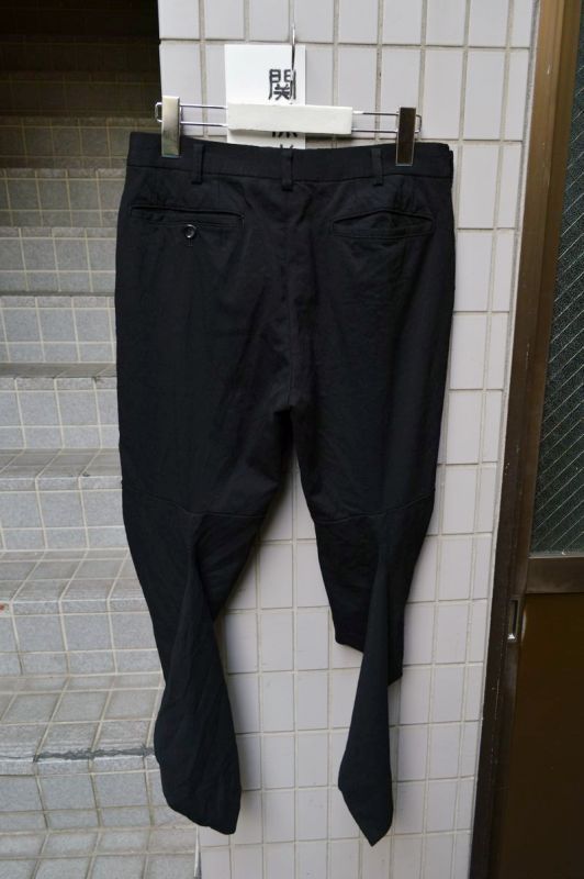 COMME des GARCONS コムデギャルソン】立体裁断変形デザインウール地パンツ