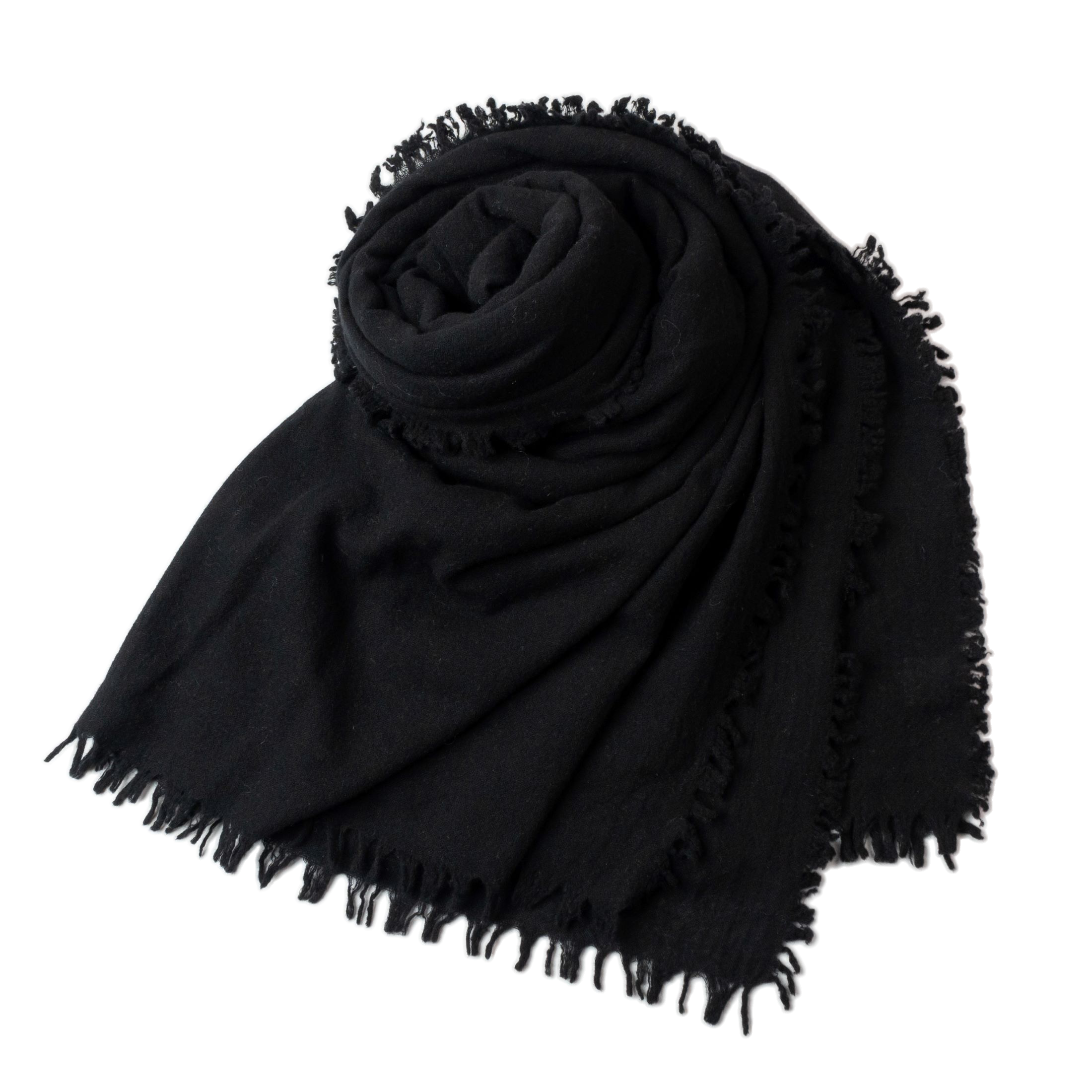 ASAUCE MELER】ファインラムエアリーソリッドウールストール