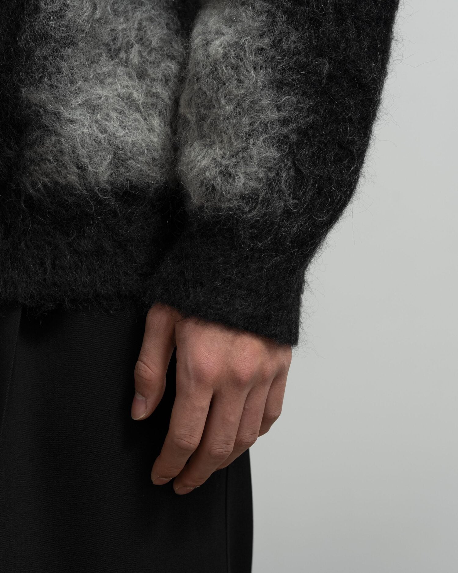 YOKE for Graphpaper ABSTRACT JACQUARD CREWNECK SWEATER