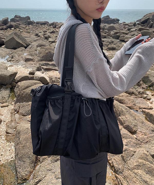2WAYナイロンドロストボストンショルダーバッグ | ファッション通販