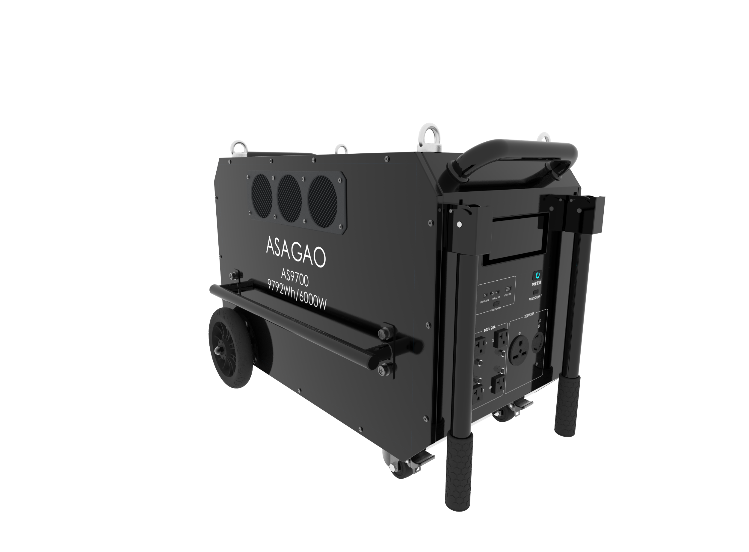 ASAGAO 大型ポータブル電源AS9700