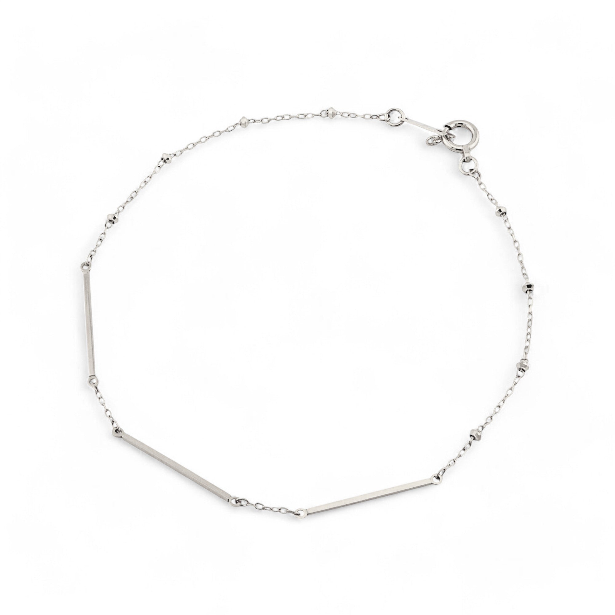 価格改定対象品】Pt プラチナ チェーン ブレスレット 18cm ABB003P