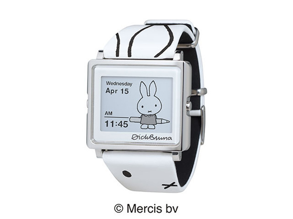 ASCII.jp：ミッフィーが時をお知らせ、エプソンの電子ペーパー腕時計に