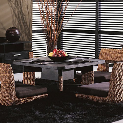 ZPHDT04】ウォーターヒヤシンス ローテーブル・アジアン家具・和風