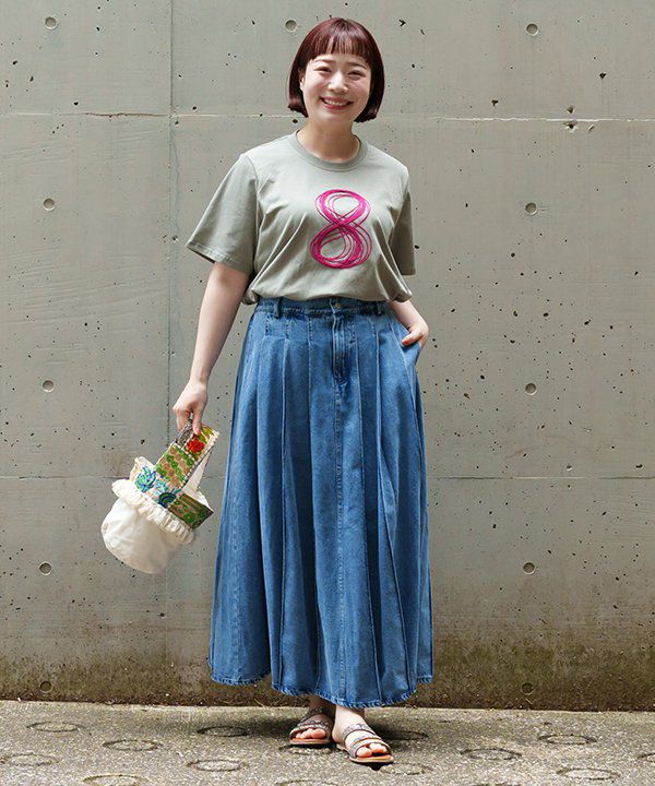 パタパタデニムスカート | AS KNOW AS オンラインショップ