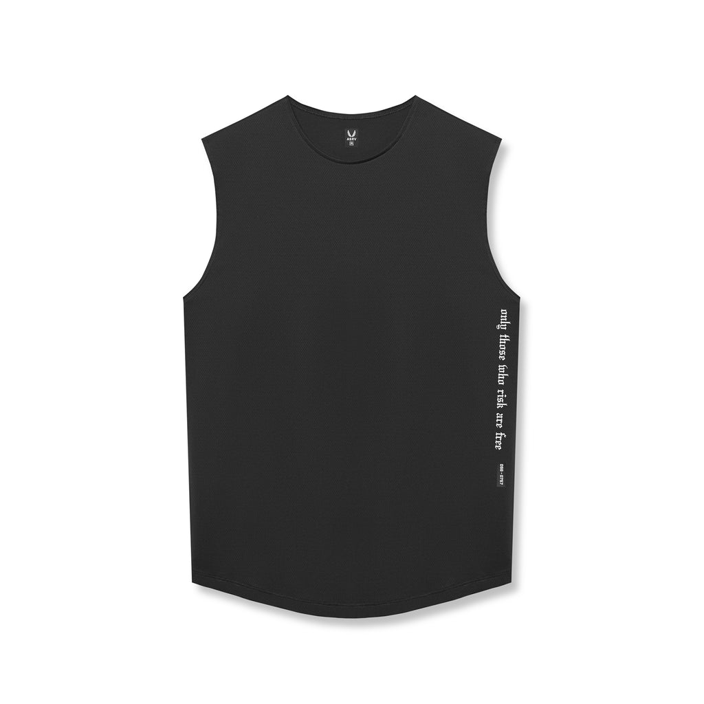 0757. AeroSilver® Cutoff Tank - Black 