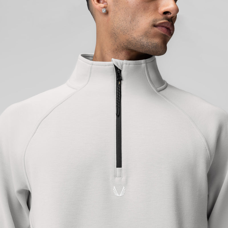 1021. Dri-Core™ Quarter Zip - Light Grey – ASRV