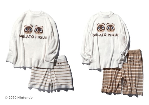 ジェラピケ×あつ森のルームウェア受注販売開始。スムーズィー