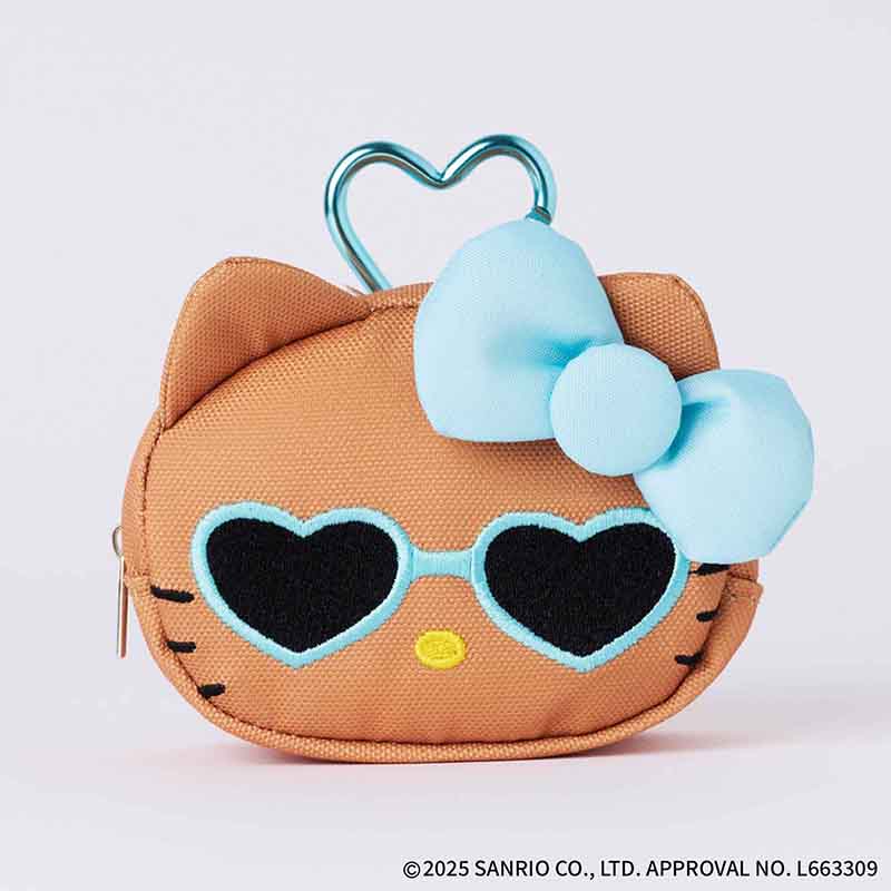 mini 1月号は「日焼けキティ」ポーチチャーム付録。サングラスVer.の