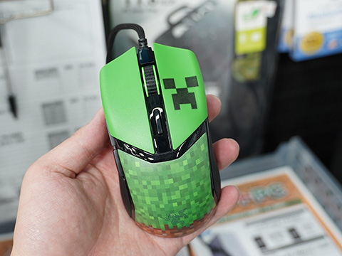 MinecraftコラボのRazer製ゲーミングデバイスがTSUKUMOで展示スタート