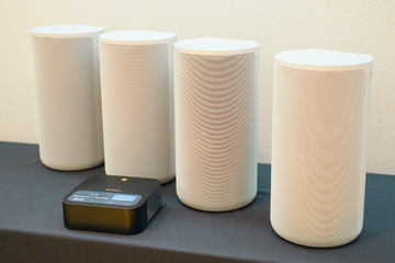 ミニレビュー】スピーカー4本でサラウンド、ソニー新感覚オーディオ
