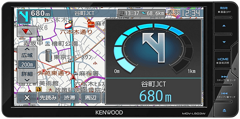 ケンウッド、“広感度地デジチューナー”対応の彩速ナビ「MDV-L503W