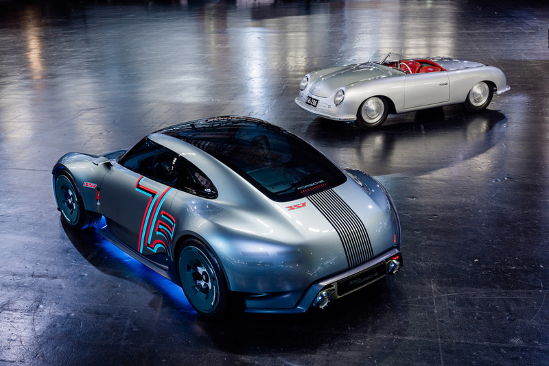 ポルシェ、356を讃える「ポルシェビジョン357」初公開 同社スポーツ