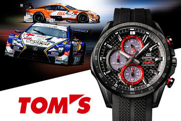 カシオ、「エディフィス」のスクーデリア・トロ・ロッソコラボモデル第