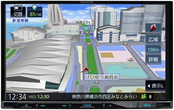 ケンウッド、“彩速ナビ”初の7V型HDパネルを搭載した「MDV-M906HDW