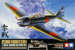 タミヤ、「1/32 零戦52型 リアルサウンド・アクションセット」を再販